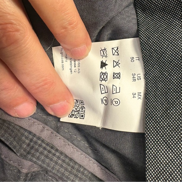 Hugo Boss Gray Men's Dress Pants - Picture 3 of 4